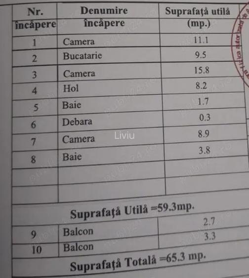 Apartament 3 Camere,Onesti