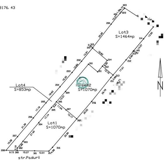 Ocazie Unica - Teren la Platoul Cornesti la doar 134 euro + TVA ! - 1464 mp - 8