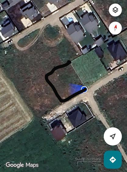 Teren intravilan de vânzare – 592 mp – Vânători | zonă liniștită - 2