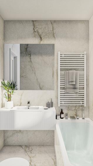 3 camere, vedere pe 2 parti, 2 bai - MONARCH RESIDENCE - 19