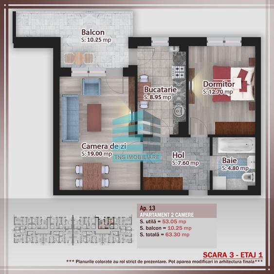 2 Camere 64Mp, Terasa,Pallady- Metrou Nicolae Teclu - 2