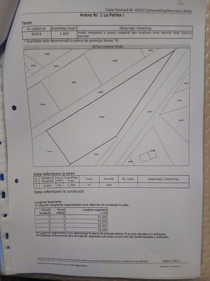 Teren de vanzare Bradu str Cornului - 1