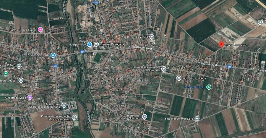 Teren intravilan, mixt, 9971mp, d 46ml, Ciorogarla, str Aurel Vlaicu. - 2