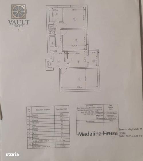 Apartament 3 camere - CENTRALA PROPRIE - zona RAHOVA - 8