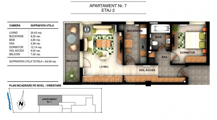 ULTIMUL APARTAMENT | 2 camere IMOBIL FINALIZAT 2025 | BOXA + LOC DE PARCARE - 4