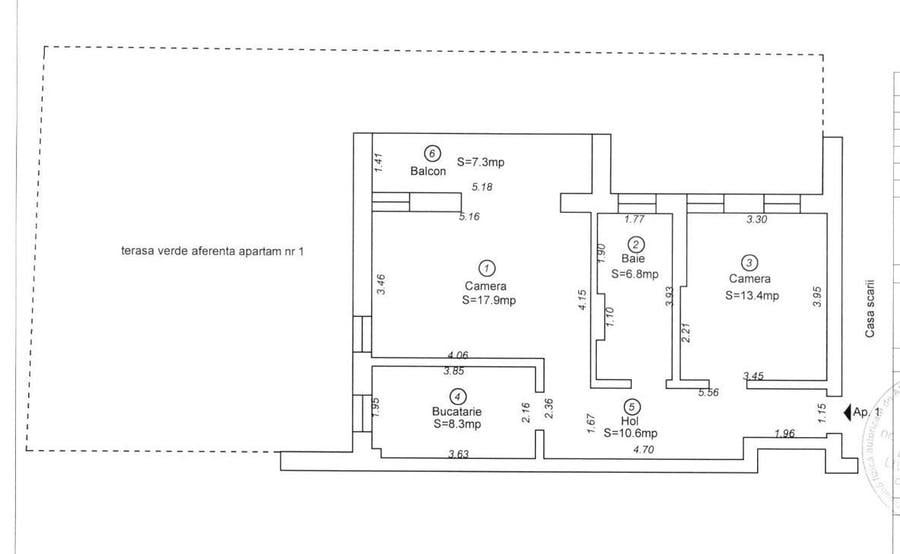 Apartament cu 2 camere decomandat, mobilat în Lipovei