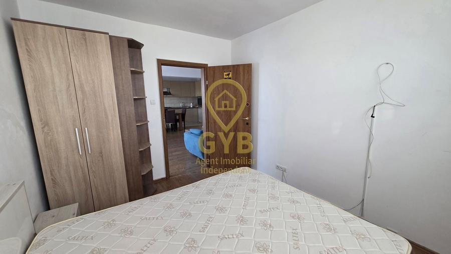 Apartament cu 3 camere decomandat, mobilat în Nufărul