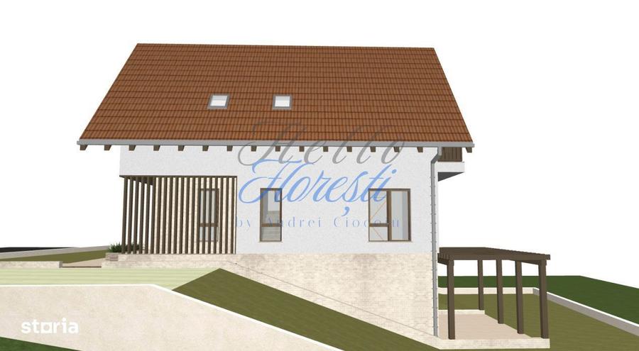 Teren cu autorizatie casa individuala, 450mp, Chinteni - 3