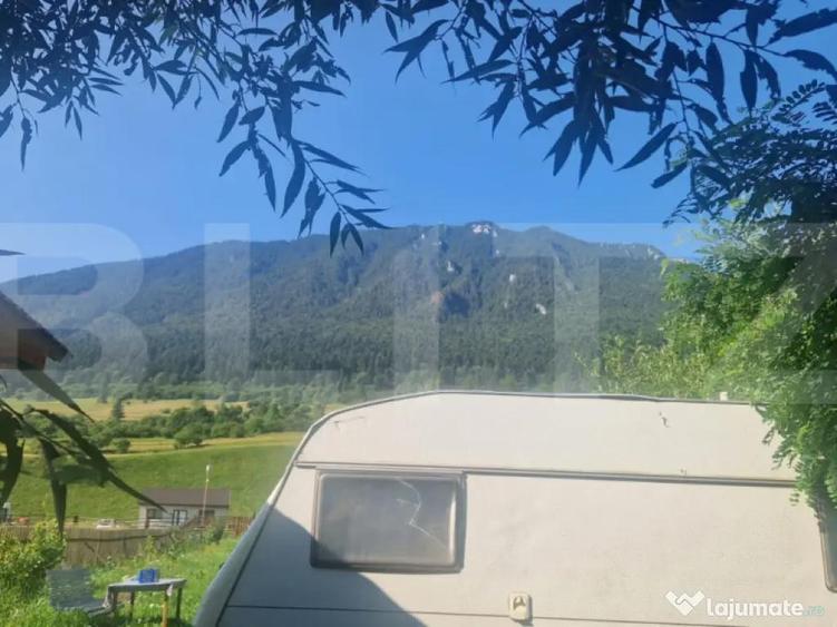 Teren Plaiul Foii, vedere spre muntii Bucegi si apa Barsa 10 - 1