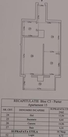 Etajul 1-Copou-Apartament 1 camera 46 mp - 3