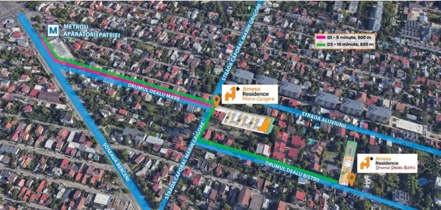 10 min Metrou Aparatorii Patriei Penthouse - 2