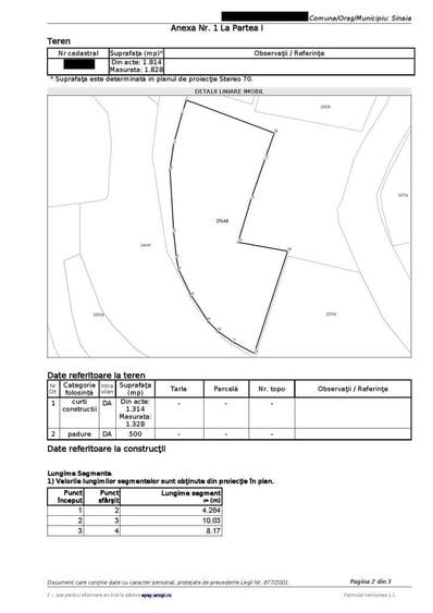 Oportunitate de Investi?ie: Teren 1.814 mp | Calea Codrului, Sinaia - 9