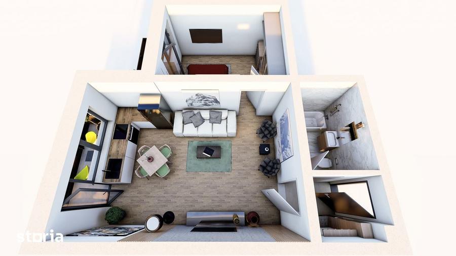 Apartament 2 camere, 73 980 euro, TVA inclus, etaj 2, Subcetate City 2 - 2