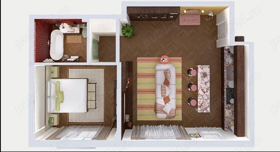 2 camere nou 42.5 mp mobilat utilat - 4