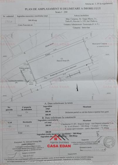 Hala in Campina, 280 mp ,teren total 388 mp,utilitati ! - 7