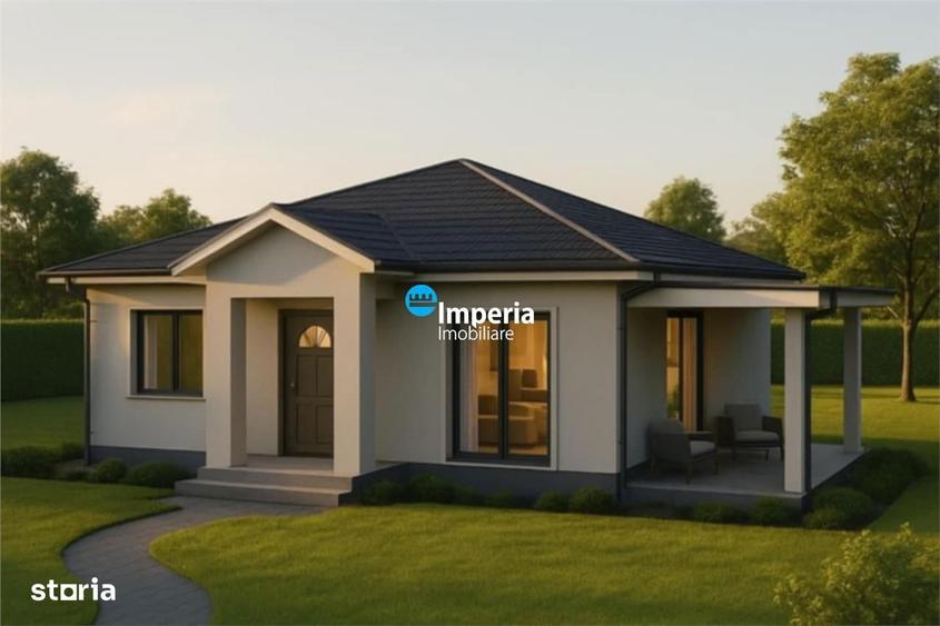 Casa parter de vanzare in Barnova, teren 400 mp si terasa acoperita - 1