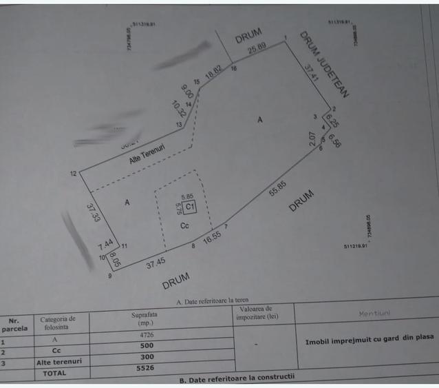 Teren Cavadinesti - 1