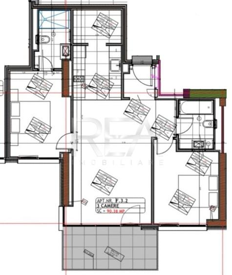 3 camere One Lake Club la 12 min Metrou Pipera - 7