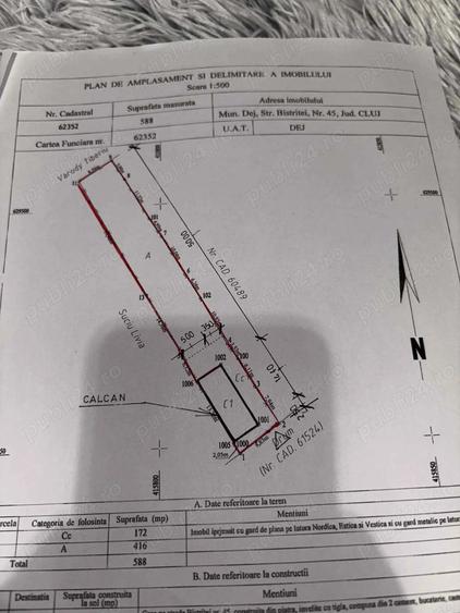 Casa de vanzare cu teren in Dej - 1