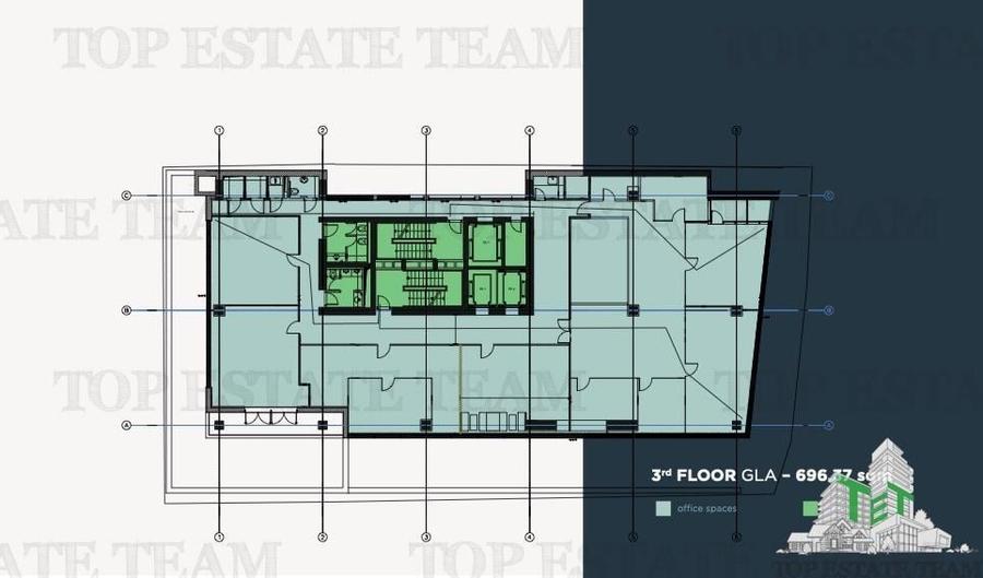 Spatiu de Birouri de 739 mp in Zona Dorobanti Romana - 4