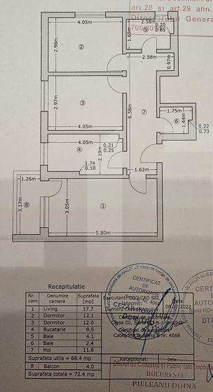 Apartament 3 camere in bloc nou, zona Brancoveanu - 11