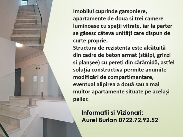 Decebal, Piata Alba Iulia, imobil 2026 de 4 etaje, lift, ct, parcare, acte - 8