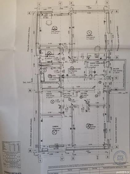 Casă cu 5 camere cu Teren 600 Mp în Gilău