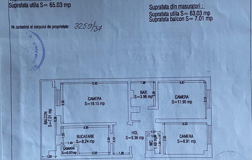 Apartament 3 camere - Tomis 2 - Emag - Victoria -Stadion - 10