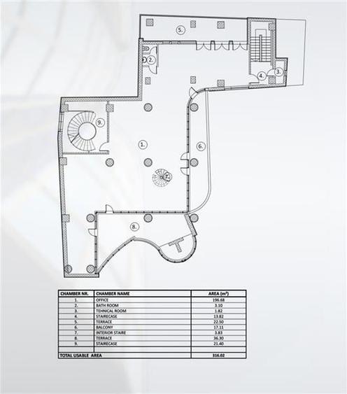 Inchiriere spatii birouri Piata Victoriei de la 190 mp - 12