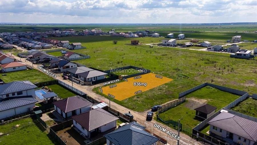 BERCENI- SF ANA ,TEREN INTRAVILAN 836 MP,STB 3 MIN,DESCHIDERE 17 ML