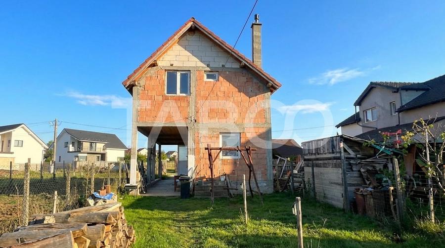 Casa 4 camere individuala cu curte de 550 mp 2 bai Cristian Sibiu - 8