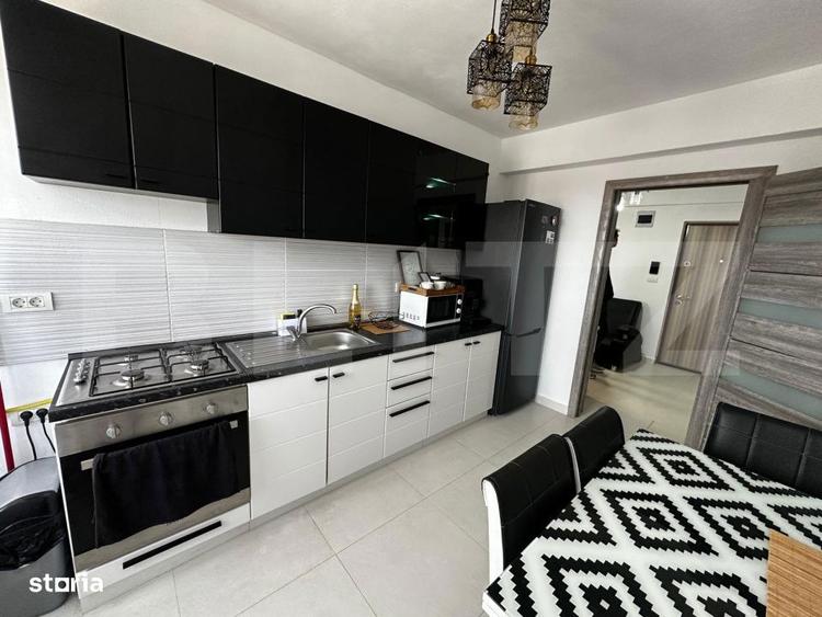 APARTAMENT 2 CAMERE DECOMANDAT 68 MP BLOC NOU ETAJ 2 COMPLET MOBILAT P - 3