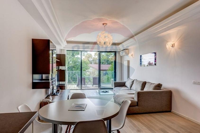 Apartament cu 2 camere decomandat, mobilat în Herăstrău