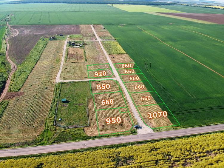 Teren Construcții intravilan de 660 mp, în Frumușani