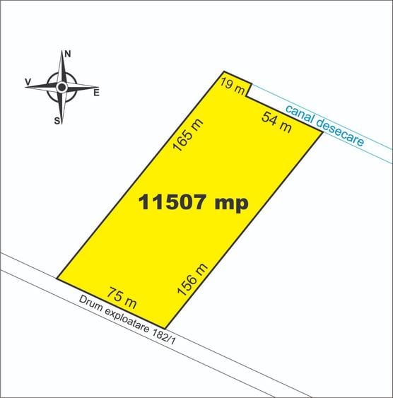 Vanzare teren 11507 mp Magurele - 5