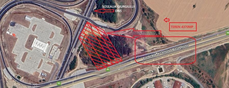 Teren la Joncțiunea dintre A0 și DN5 - 5