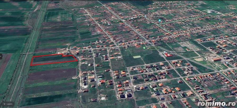 1,4 hectare teren de vanzare in Livada Arad - 9