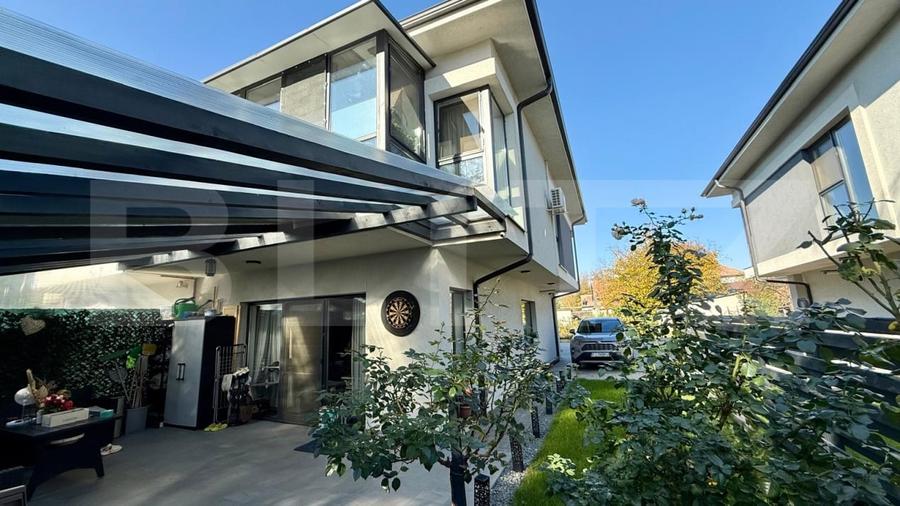 Casa tip duplex mobilat utilat, 4 camere, cartier privat, zona Gilau - 3