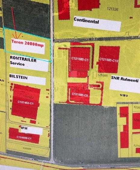 Vand teren cu o suprafata de 20.800 mp, situat pe Calea Surii Mici - 1