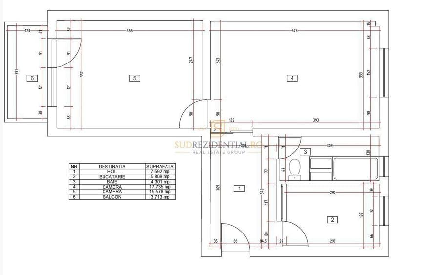 Apartament 2 camere de vanzare, Parcul Tineretului, Str. Pridvorului - 14