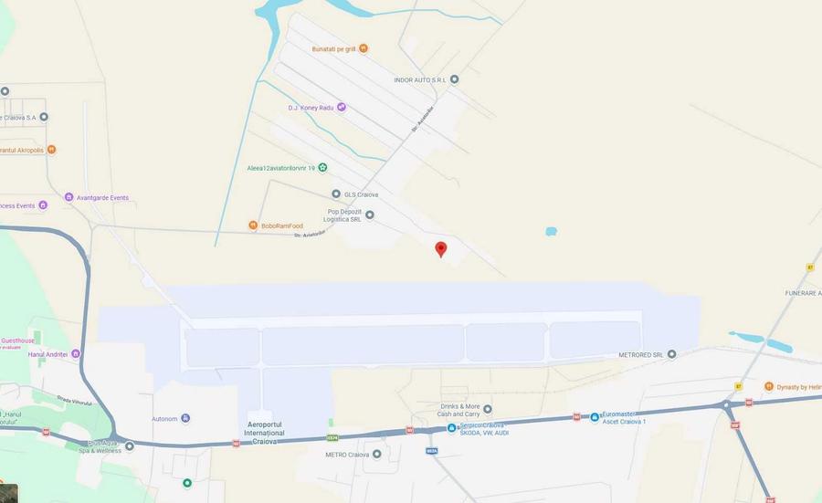 Teren extravilan Craiova/Ghercesti, in spatele aeroportului, 1000 m2 - 1