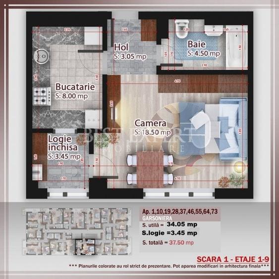 Garsoniera Direct Dezvoltator -Ideal Investitie - 7