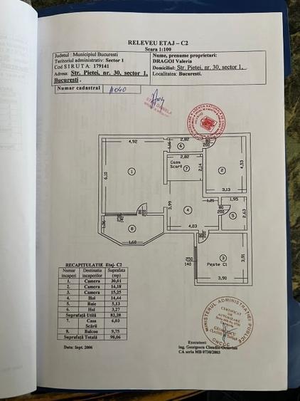 Casă individuală cu 5 camere cu Canalizare în Bucureștii Noi
