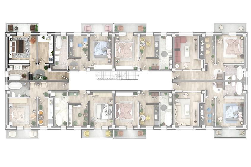 ASTORIA RESIDENCE 1 camera D 35m et.1 Lunca Cetatuii - 6