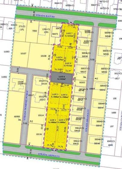 RECO . TEREN INTRAVILAN SANTANDREI . - 1