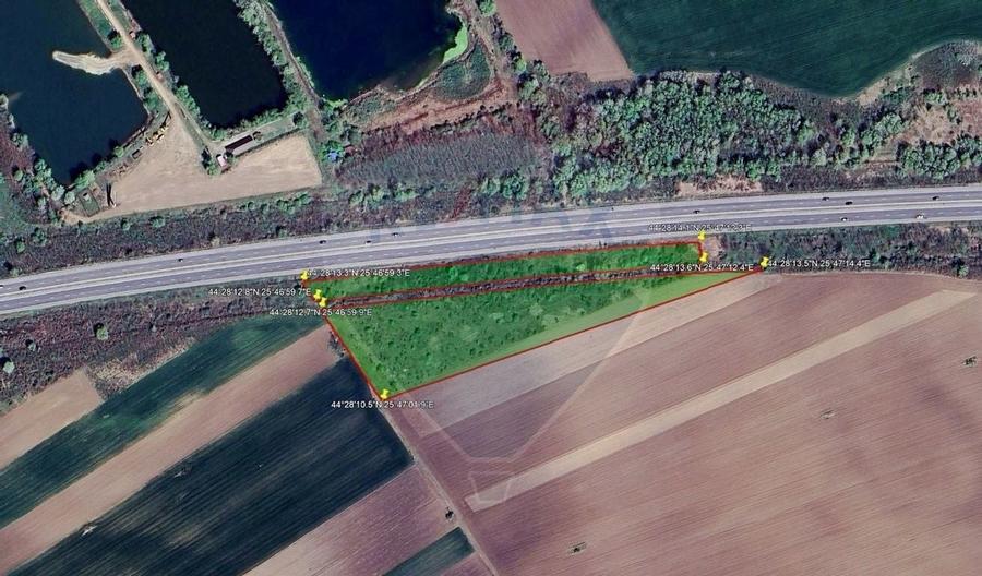 Vanzare Teren Intravilan Comercial, Ulmi-Bolintin, Langa Autostrada A1 - 2