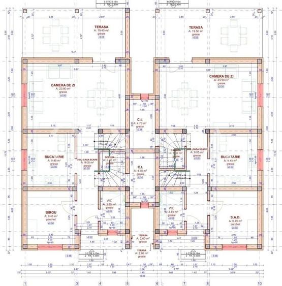 AX1143 Chisoda, 1/2 Duplex Unit Prin Camera Tehnica - 3