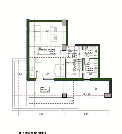 Apartament cu 3 camere decomandat în Tomis Nord