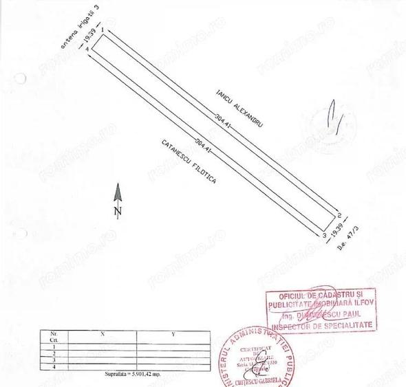 Teren Extravilan In Rate Primaverii Com. Berceni | 5901mp | #EG40 - 4