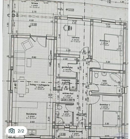 Casa pe un singur nivel, 134 mp,teren 530 mp,Nazna - 1